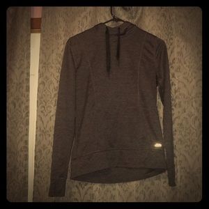 Black workout hoodie